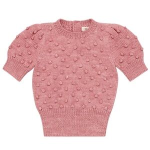 Misha And Puff Rose Textured Knit Sweater